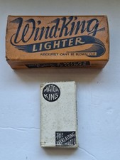 VINTAGE WIND KING LIGHTER & MATCH KING - THE EVERLASTING MATCH picture