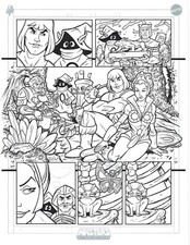 Original published Masters of the Universe mini-comic art (Wave 19) Page 6 picture