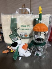 Peanuts X Starbucks Snoopy Cup, Tote Bag And Keychain picture
