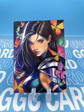 【Gold Card】GGC Studio Marvel Psylocke Artist Auto Sketch Card 1/1 【Black Light】 picture
