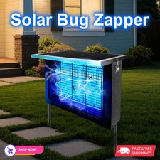Powerful Large Solar Bug Zapper Outdoor For 2000Sq.ft, Poartable Rechargeable Mo picture