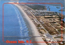 Ocean Isle, NC North Carolina  BEACH HOMES Brunswick County  1992 4X6 Postcard picture