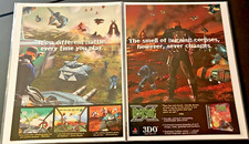 Uprising X on PlayStation 1 - Vintage 2-Page Gaming Print Ad / Poster / Wall Art picture
