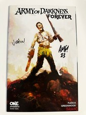 Army of Darkness Forever #1 Cover H Suydam Zombie 1:10 Signed Fleecs Greenwood picture