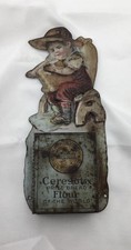 Antique Ceresota Flour Tin Match Safe : Embossed Litho Advertising early 1900’s picture