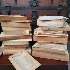 Ephemera Pack, 100 Vintage Old Book Page Variety, includes Foreign Language picture