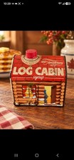 Vintage 1987 Log Cabin Syrup Tin 100th Anniversary General Foods 5”x 4.75” RARE picture