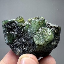 275ct Rare Healing Stone Natural Emerald Crystals W Mica Specimen , Chitral PK picture