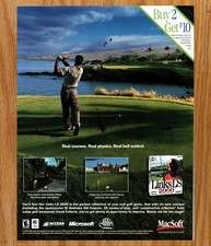 Links LS 2000 Macsoft Golf Microsoft- Video Game Print Ads Poster Promo Art 2000 picture