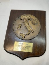 Vintage 1981-1984 USAF Aviano Italy 40th Tactical Group Farewell Plaque 9” picture