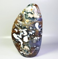 4.17lb Natural Ocean Jasper Agate Quartz Crystal Stone Reiki Free form Upstand picture