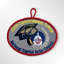 2009 Commissioners College- National Capital Area Council NCAC Patch picture