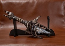 Handmade Fantasy Broken Dark Lord Sword Replica Metal Display w/ Base Best gift picture