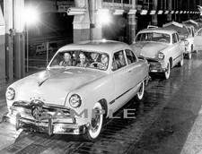 1949 First FORD Off the Assembly Line Driven by Henry Ford II PHOTO (B-239-B) picture