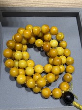 Vintage Baltic Amber Tasbih 64 Beads Islamic Prayer Beads Amber Misbaha picture