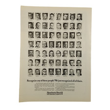1969 Massachusetts Mutual Life Insurance Vintage Print Ad Recognize These People picture