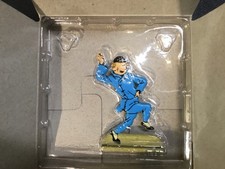 Tintin 2D Metal Figure In Their Packaging. New moulinsart no pixi picture