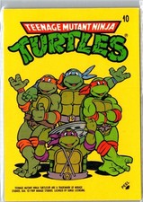 1989 Topps Teenage Mutant Ninja Turtles - Sticker #10 Rookie Leo Donatello NM+ picture