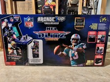 NEW Arcade1Up NFL Blitz Home Arcade Cabinet - Backlit Marquee and Riser picture