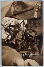 Crookston MN Postcard RPPC Photo Political James Hill Railroad Tycoon c1910's picture
