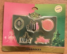 Wicked the Musical Claire's Exclusive Pin Badge Set of 5 New picture
