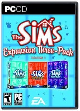 The Sims: Expansion Three-Pack, Vol. 1 - Unleashed / Superstar / House Party picture