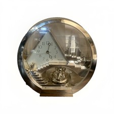 Rhythm Stairway To Heaven Quartz Clock Animated FULLY WORKING Automated Angels picture