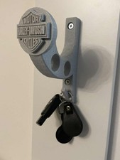 harley davidson motorcycle helmet holder picture