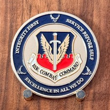 Air Combat Command Command Chief USAF Challenge Coin  W#19 picture