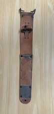 EXCELLENT WWII US M6 LEATHER SHEATH FOR THE M3 KNIFE - OBSCURED MAKER MARKING picture