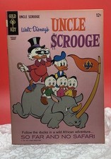 1966 Uncle Scrooge #61 So Far And No Safari Gold Key F/VF Walt Disney picture