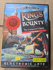 🛡️ King's Bounty The Conqueror's Quest Sega Genesis 🏆 CIB With Manual PAL picture