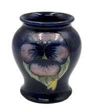 Moorcroft Vase - Pansy Design - c.1954. picture