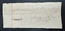 1780 Manuscript Revolutionary War Service Certification + Isaac Sherman picture