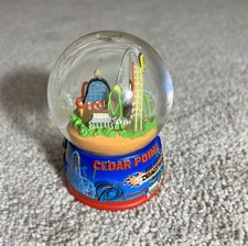 Vintage Cedar Point 2000s Amusement Park  Snowglobe top thrill dragster y2k picture
