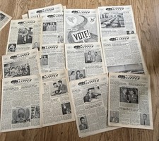 1951 To 1953 Pan Am Clipper Employee Newspapers Lot of 41 picture