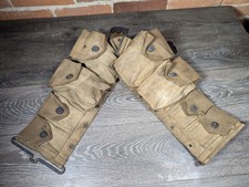WW1 US, 2nd Assistant Gunners BAR Belt Ultra Rare Dated 1918 Browning Colt picture