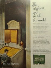 Vintage Print Ad 1952 Saturday Evening Post Monsanto Declaration of Independence picture