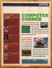 2004 Backyard Soccer/Imaginext Pirate Raider PC Print Ad/Poster Video Game Art picture