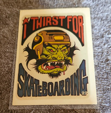 I Thirst For Skateboarding #22 Stacy Peralta Free Wheelin'. Very Rare card. A1 picture