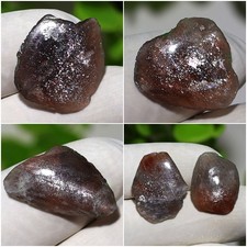 Sparkle Caught In Smoke~ 5 PC Natural Purple Haze Sunstone Rare Crystal Slab Lot picture