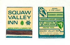 1 Vintage Squaw Valley Inn Matchbook Olympic Valley CA Dining Luxury Rooms Bar picture