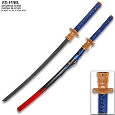 Oni 2.0 Katana - Valorant Metal Sword Limited Edition Blue & Red Scabbard picture