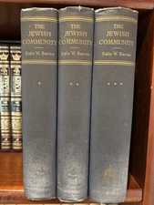 Jewish Community: Its History and Structure to the American Revolution 3 Vol Set picture