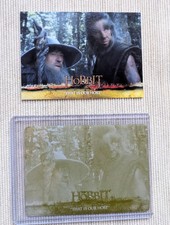 2015 Cryptozoic Hobbit Desolation of Smaug Gandalf 1/1 Yellow Printing Plate picture