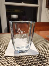 VINTAGE STROMBERG STROMBERGSHYTTAN SWEDEN CRYSTAL VASE  picture