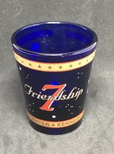 NASA Friendship 7 John Glenn 1962 Mercury 6 Shot Glass Kennedy Space Center RARE picture