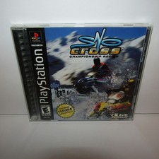 Sno-Cross Championship Racing Sony Playstation 1 PS1 Video Game Tested & Working picture