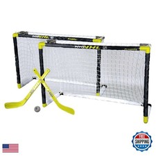 Franklin Sports NHL Kids Mini Knee Hockey Set 2 Goals 2 Sticks Foam Ball picture