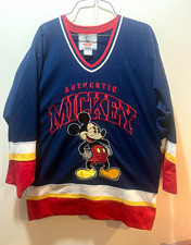 Vintage Starter Disney Mickey Mouse Hockey Jersey Shirt Sample 1995  SMALL picture